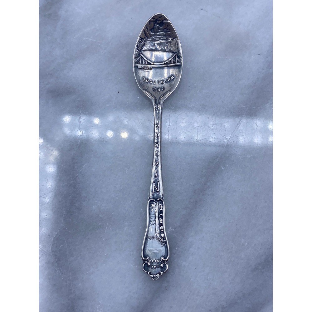 Vintage Sterling Silver Niagara Falls The Whirlpool Souvenir Spoon BMCo Canada